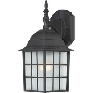 Brentwood 1 Light 14 inch Textured Black Outdoor Wall Sconce