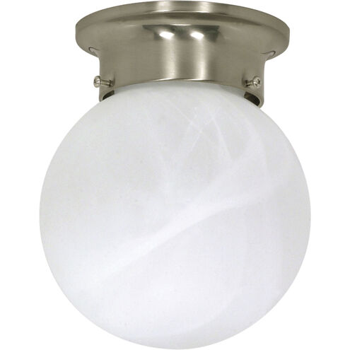 Brentwood 1 Light 6 inch Brushed Nickel Flush Mount Ceiling Light