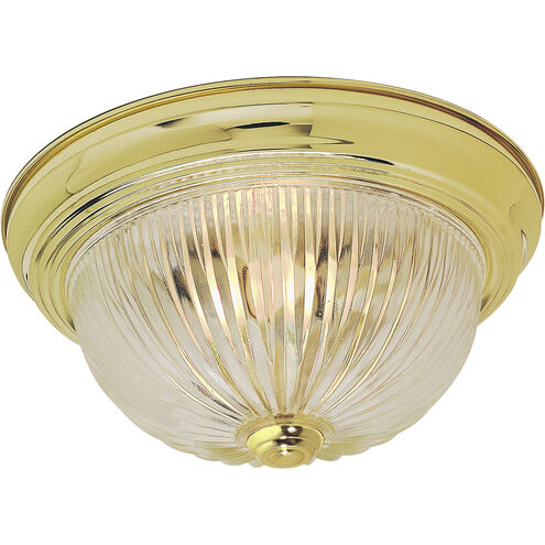 Brentwood 2 Light 13 inch Polished Brass Flush Mount Ceiling Light