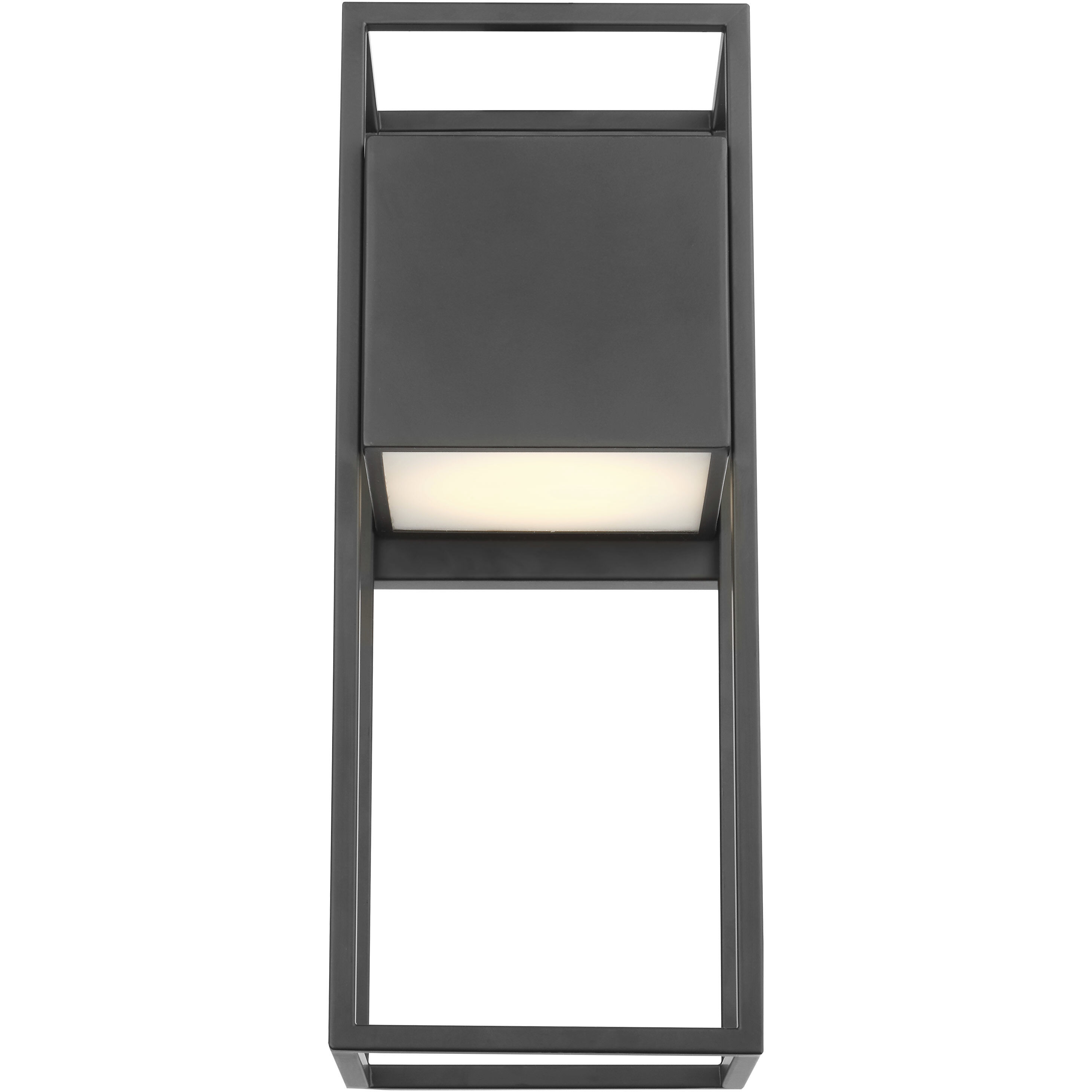 Supreme LED 17 inch Matte Black Outdoor Wall Sconce