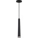 Melrose LED 2.4 inch Matte Black and Brushed Nickel Pendant Ceiling Light