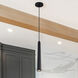 Melrose LED 2.4 inch Matte Black Pendant Ceiling Light