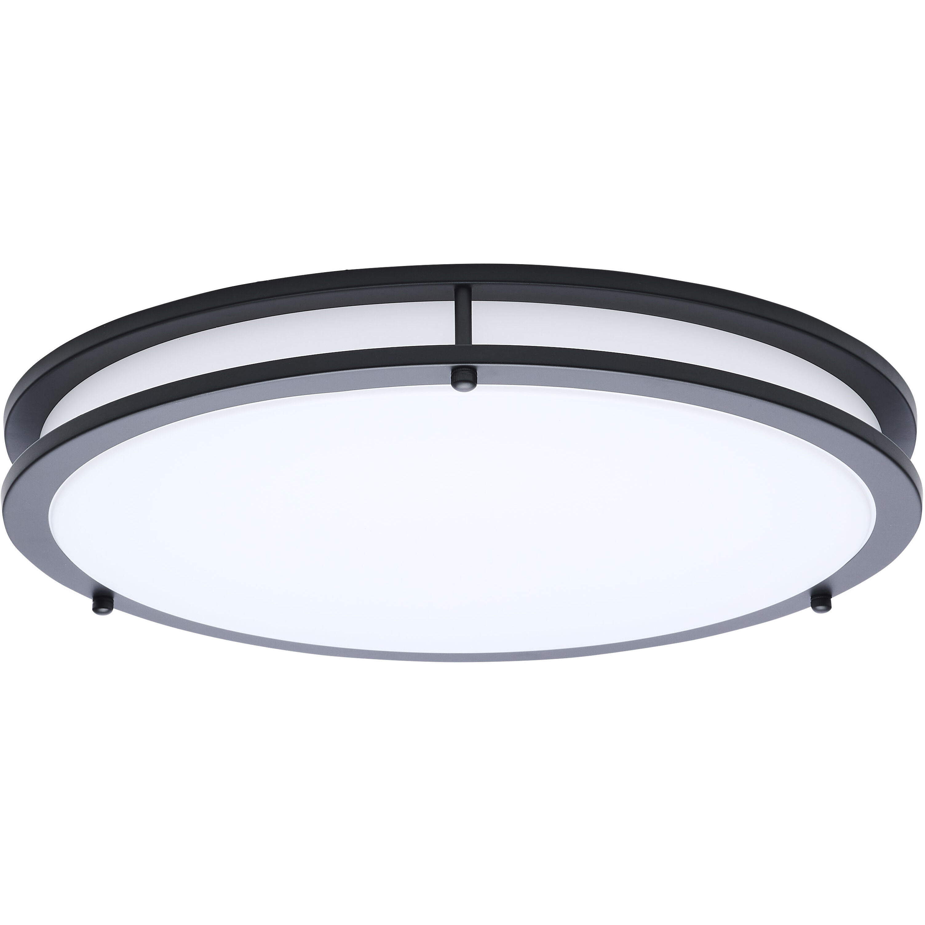 Glamour LED 16.93 inch Black Flush Mount Ceiling Light