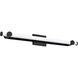 Bowman LED 35.88 inch Matte Black Vanity Light Wall Light