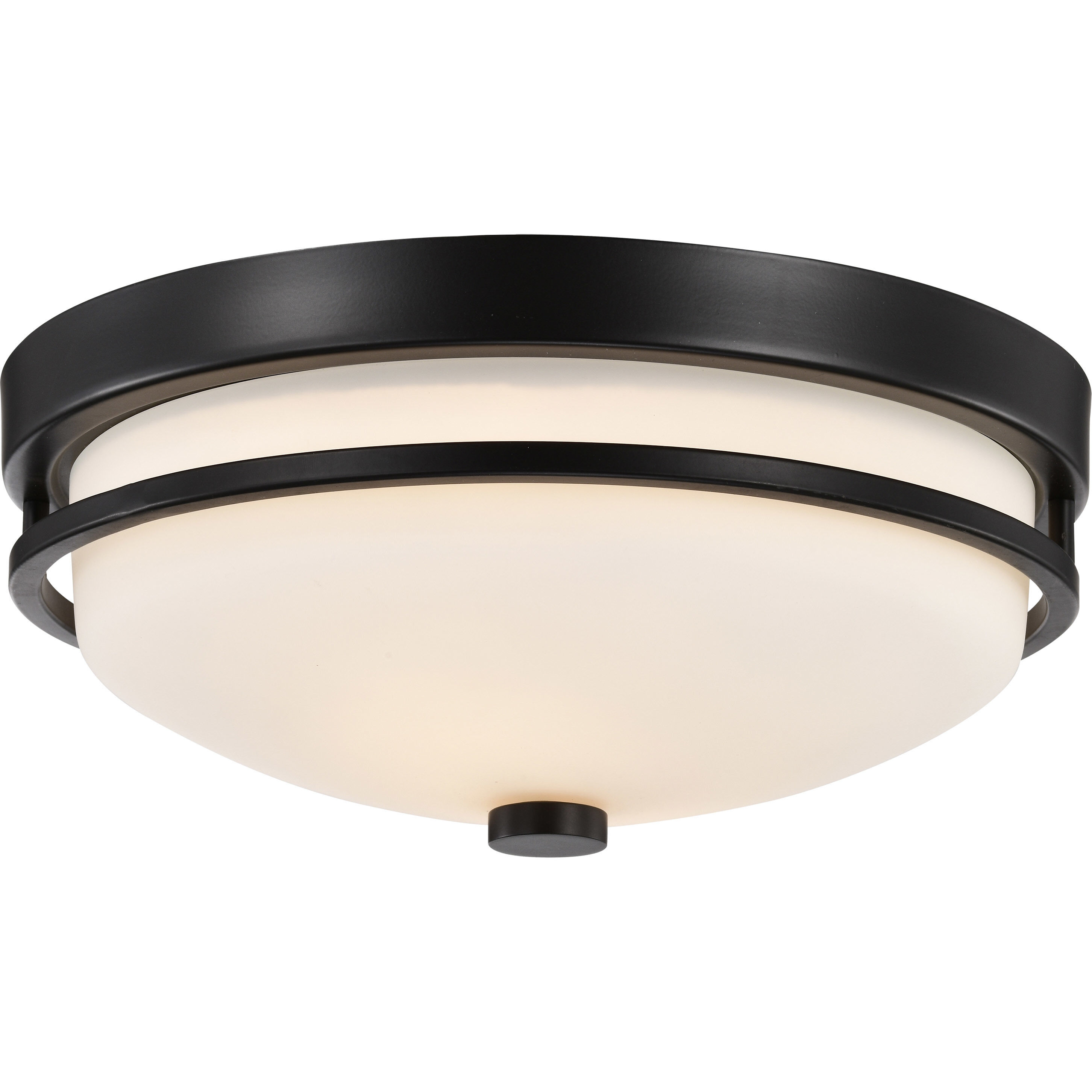 Neval 2 Light 13 inch Sudbury Bronze Flush Mount Ceiling Light