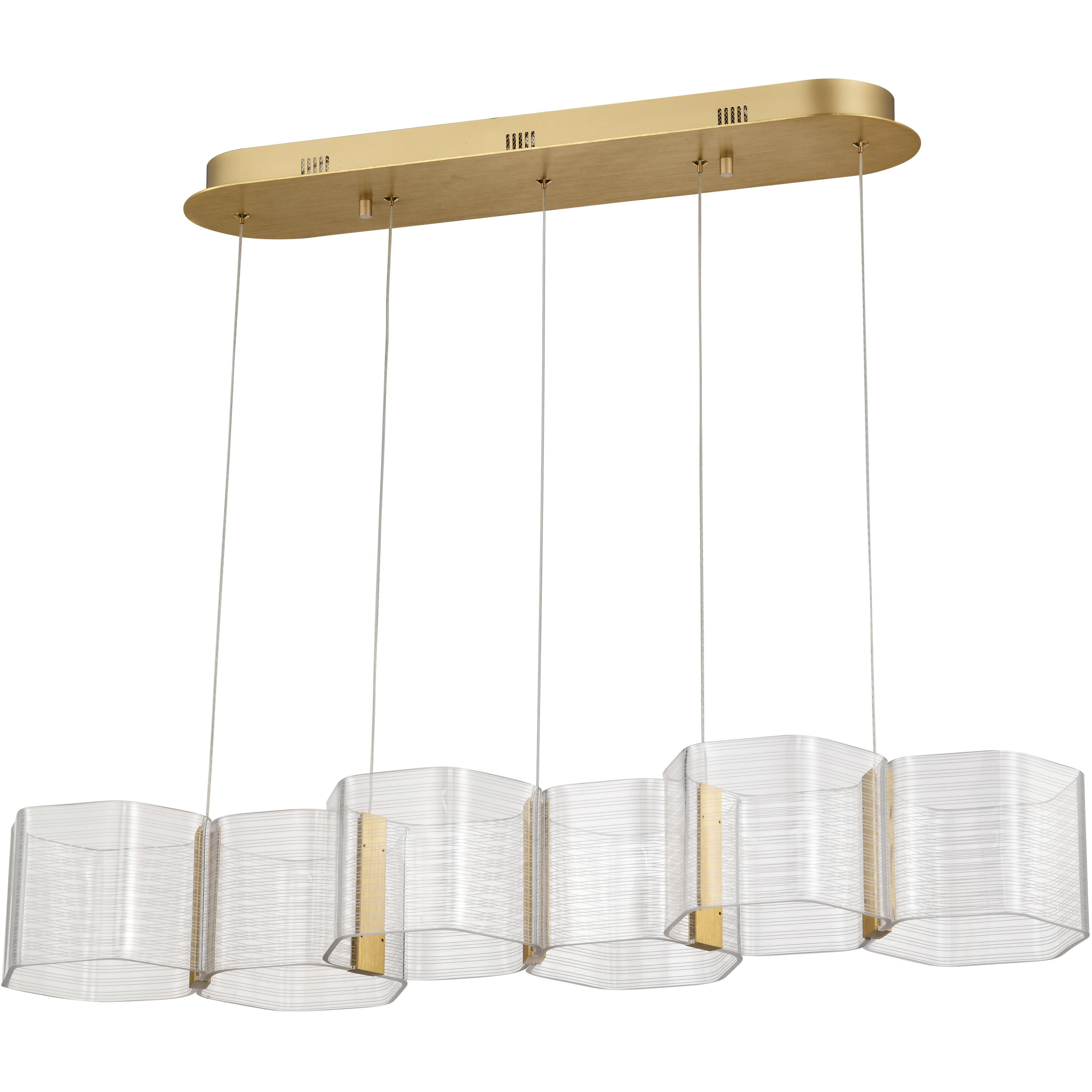 Kenzo LED 10.25 inch Polished Anodized Bronze Pendant Ceiling Light