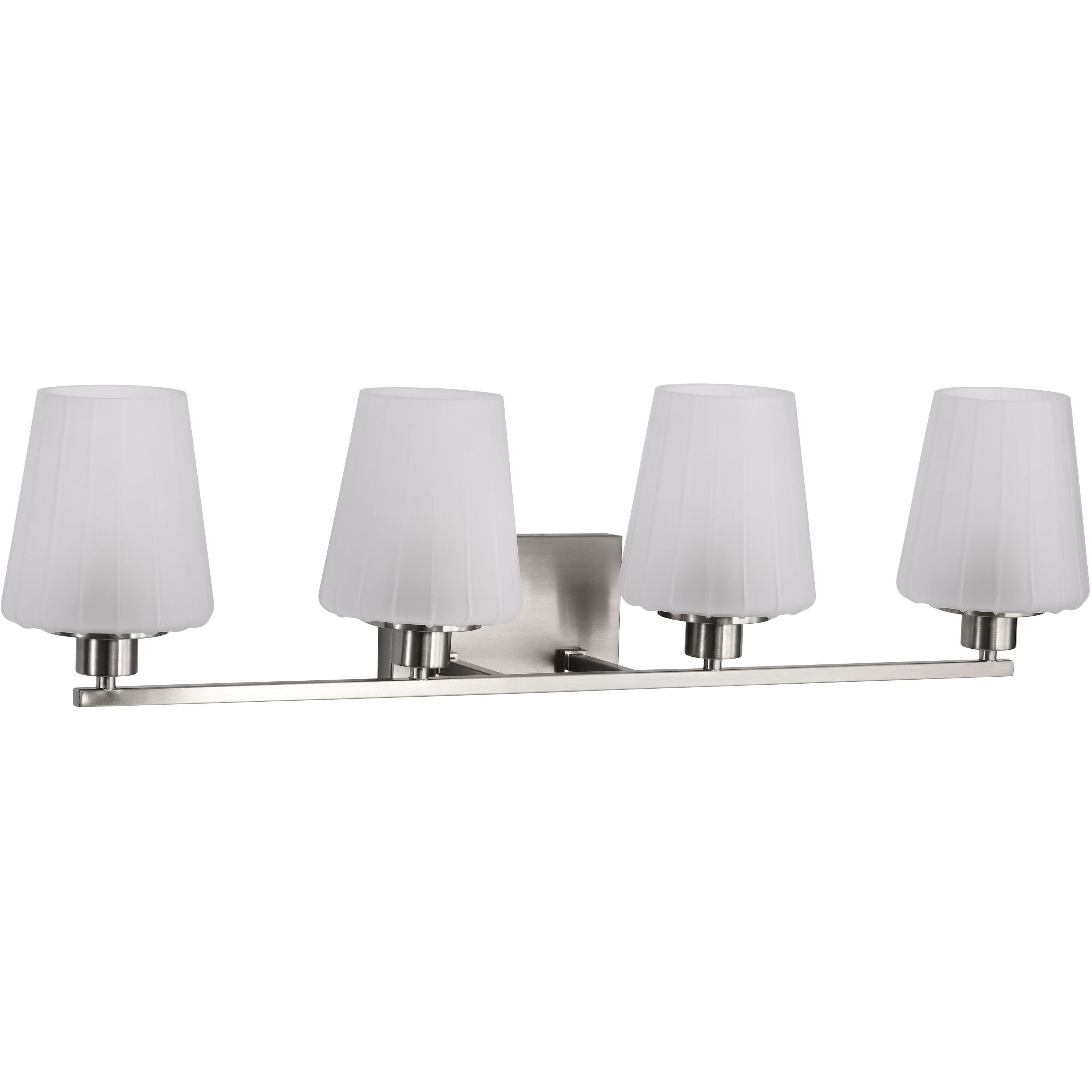 Lune 32 inch Brushed Nickel Vanity Wall Light