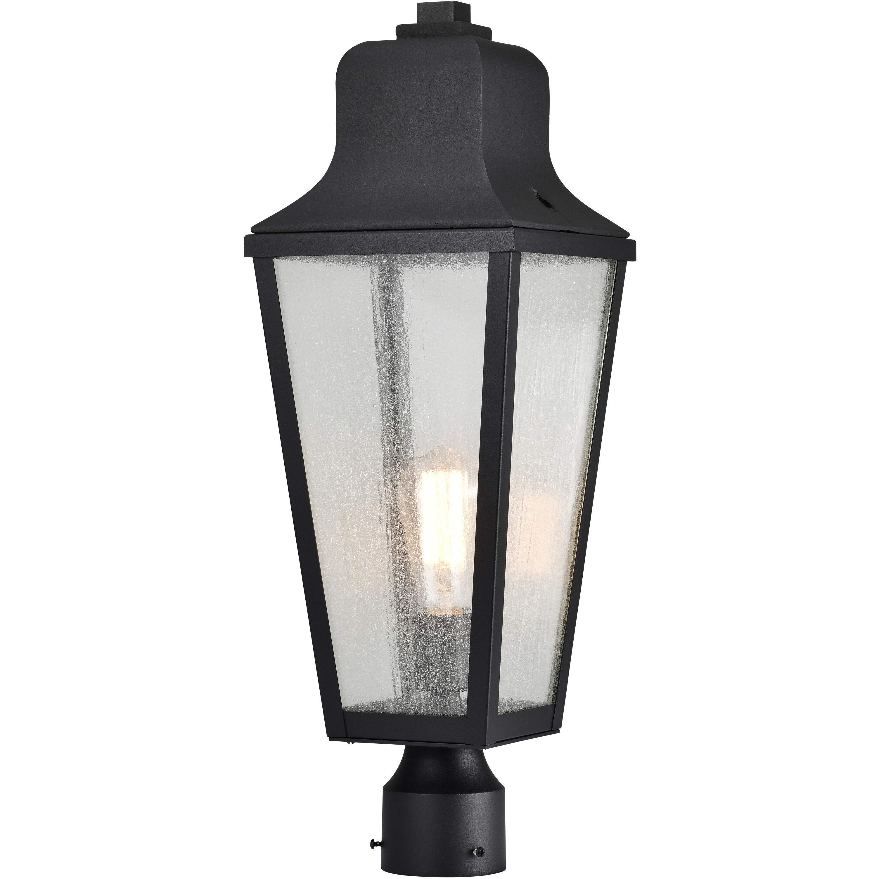 Lawrence 1 Light 22.75 inch Matte Black Outdoor Post Light