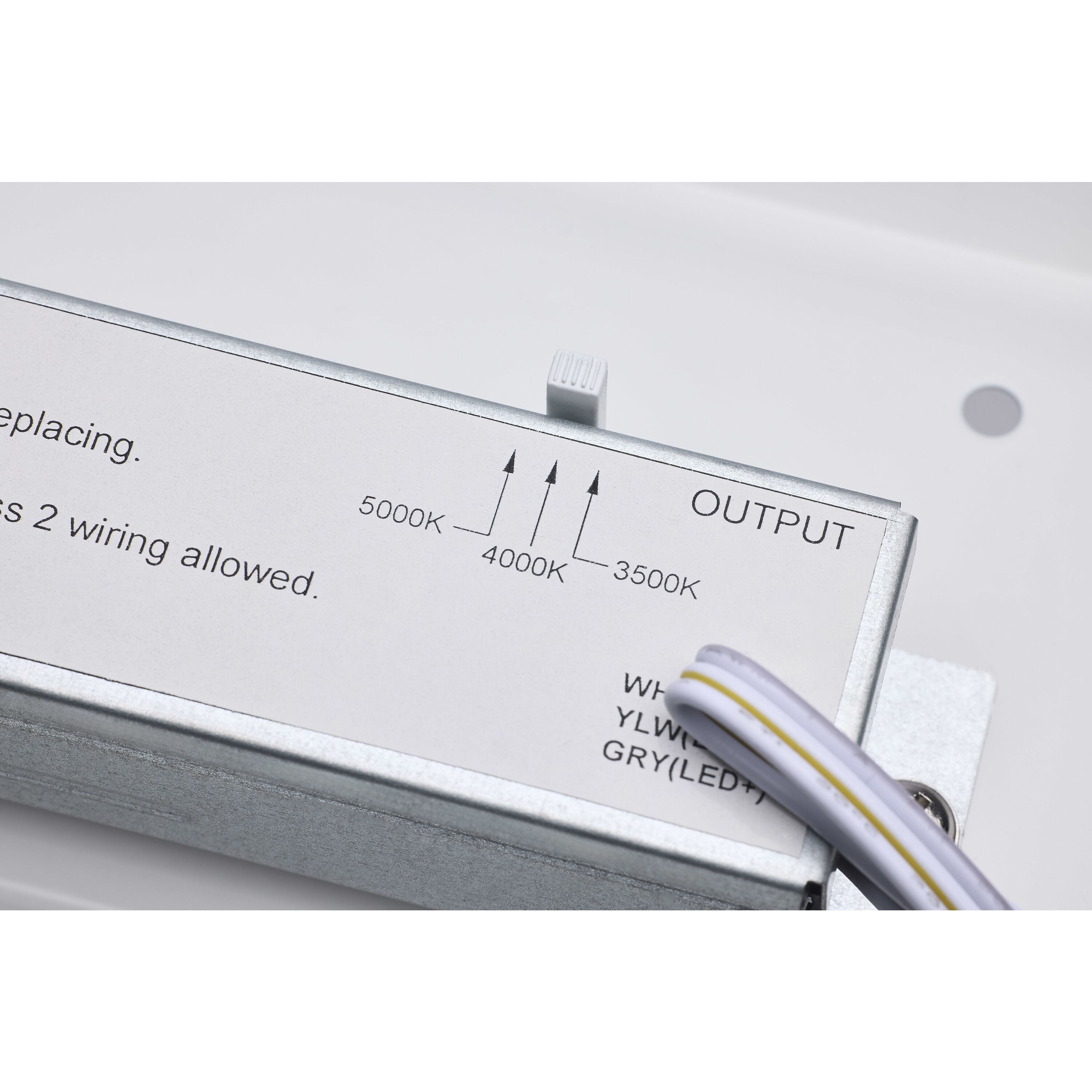 ColorQuick LED 5.89 inch Gloss White Linear Strip Ceiling Light