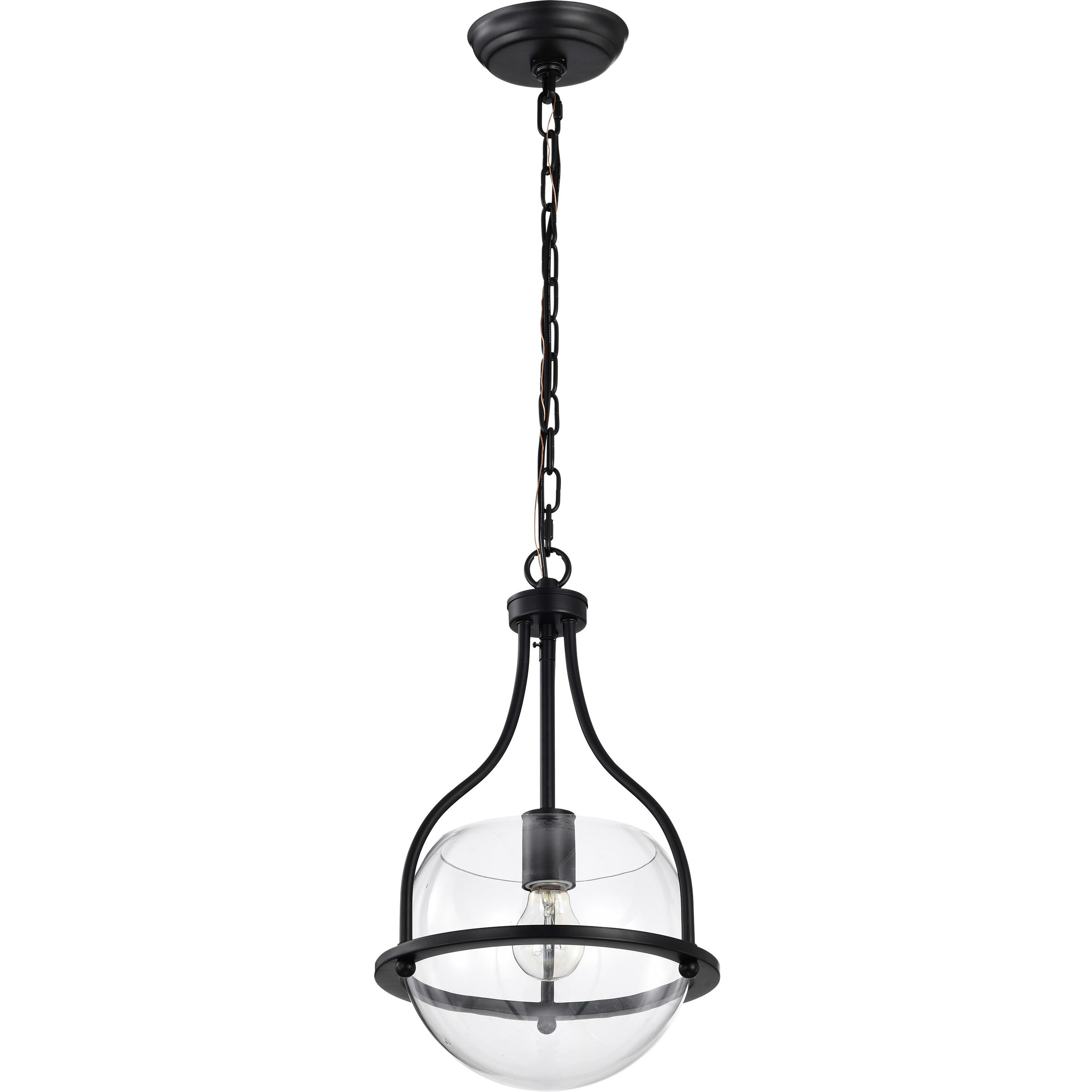 Amado 1 Light 10 inch Matte Black Pendant Ceiling Light