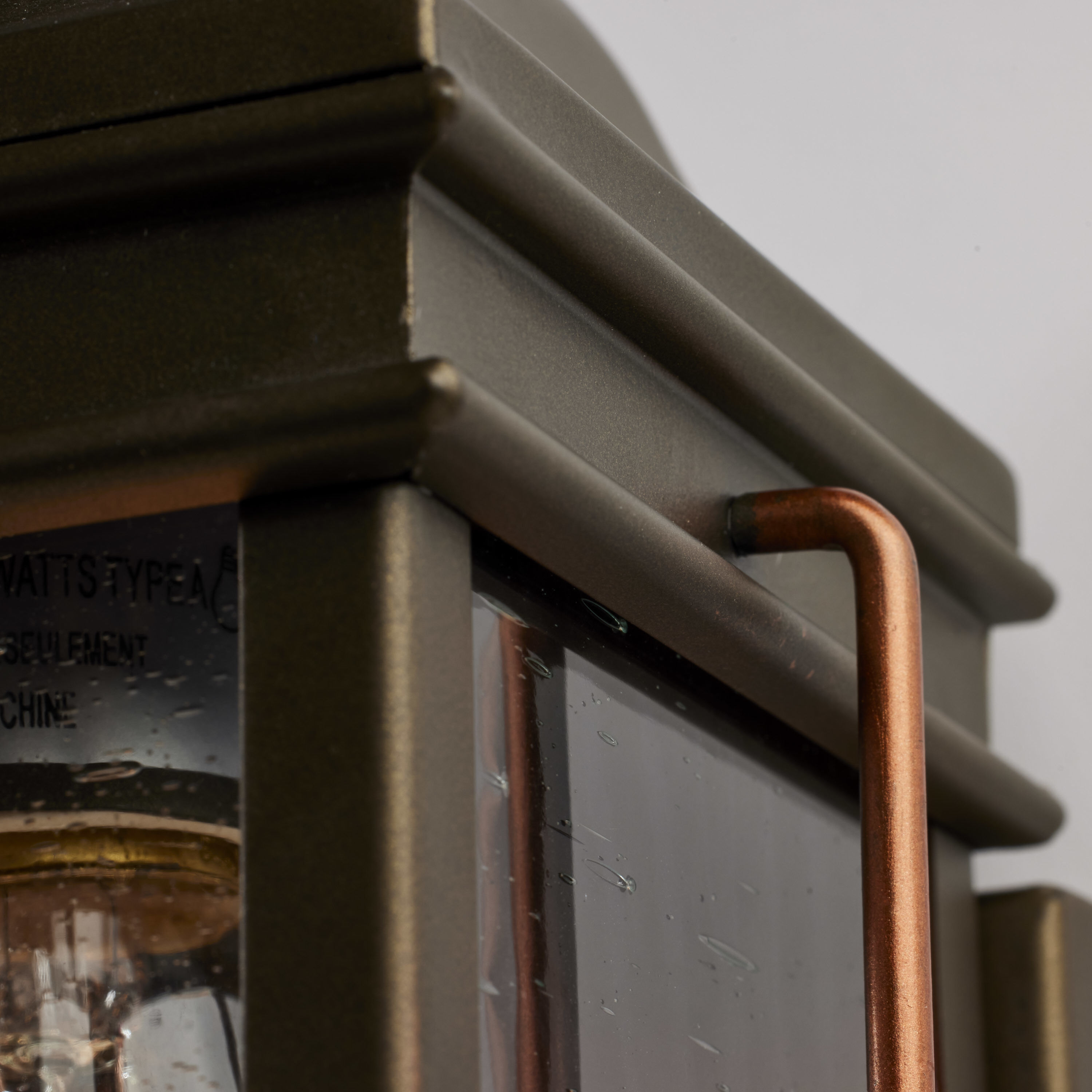 Howell 1 Light 11 inch Bronze and Copper Accents Outdoor Wall Light