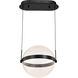 Arvada LED 12.63 inch Matte Black Pendant Ceiling Light
