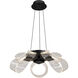 Barnett LED 20.88 inch Matte Black Chandelier Ceiling Light