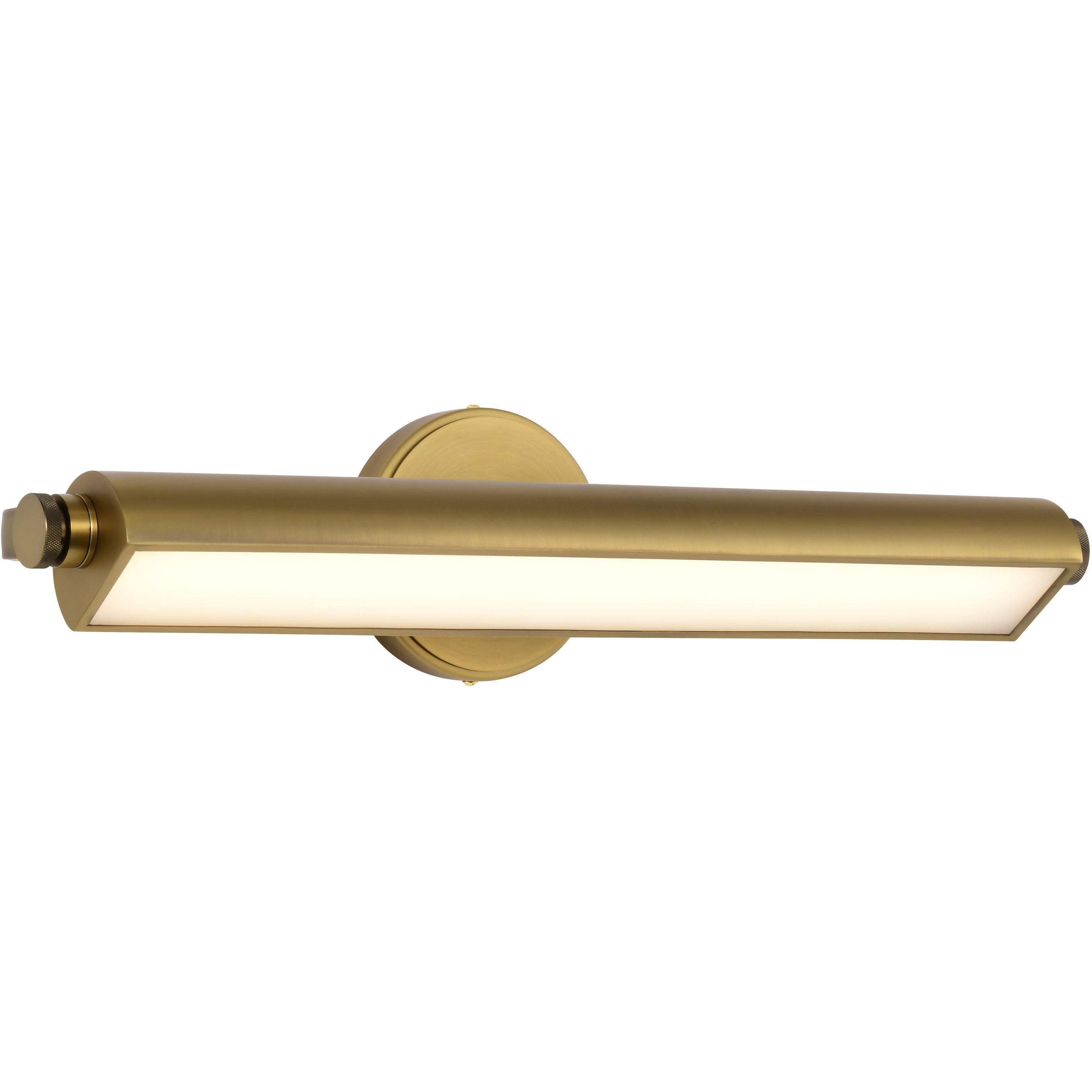 Auden LED 23.5 inch Vintage Brass Vanity Wall Light