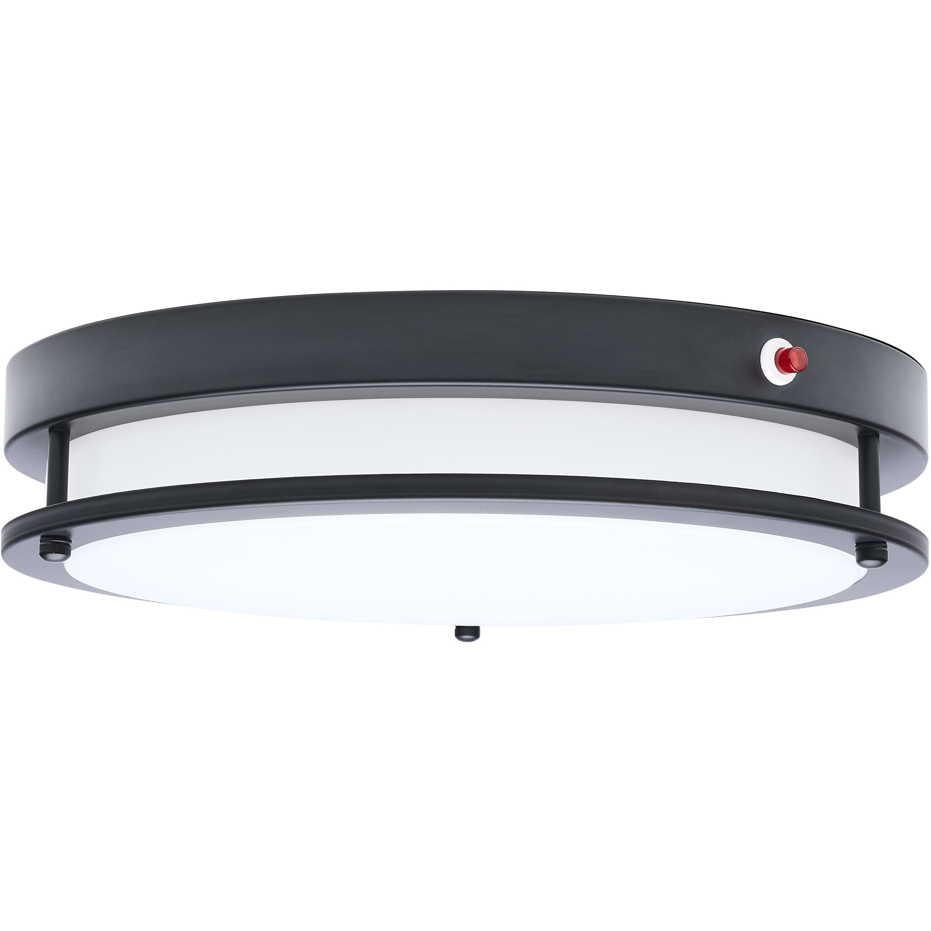 Glamour LED 13 inch Black Flush Ceiling Light