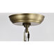 Amado 3 Light 14 inch Vintage Brass Pendant Ceiling Light