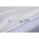 ColorQuick LED 13.39 inch White Flush Mount Ceiling Light