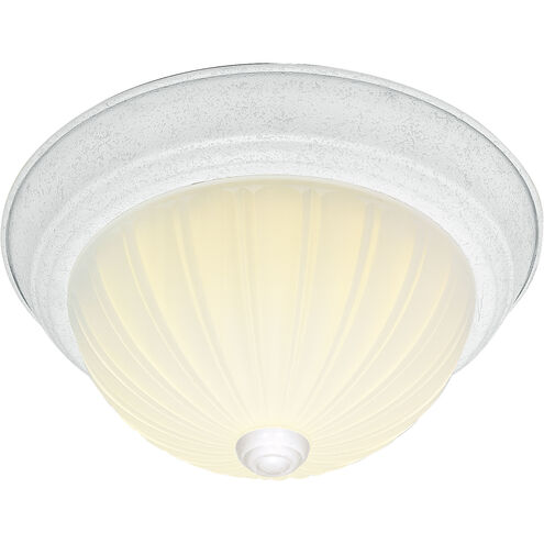 Brentwood 3 Light 15 inch Textured White Flush Mount Ceiling Light