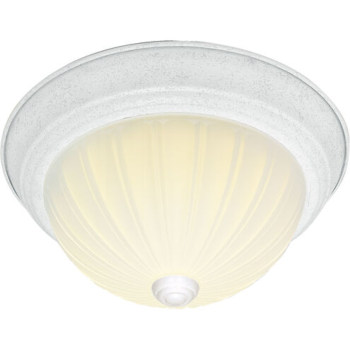 Brentwood 3 Light 15 inch Textured White Flush Mount Ceiling Light