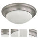 Brentwood 3 Light 17 inch Brushed Nickel Flush Mount Ceiling Light
