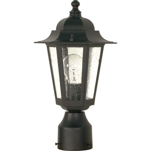 Cornerstone 1 Light 14 inch Textured Black Outdoor Post Lantern