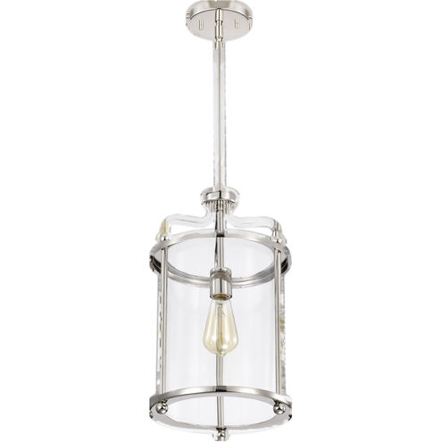 Yorktown 1 Light 10 inch Polished Nickel Pendant Ceiling Light