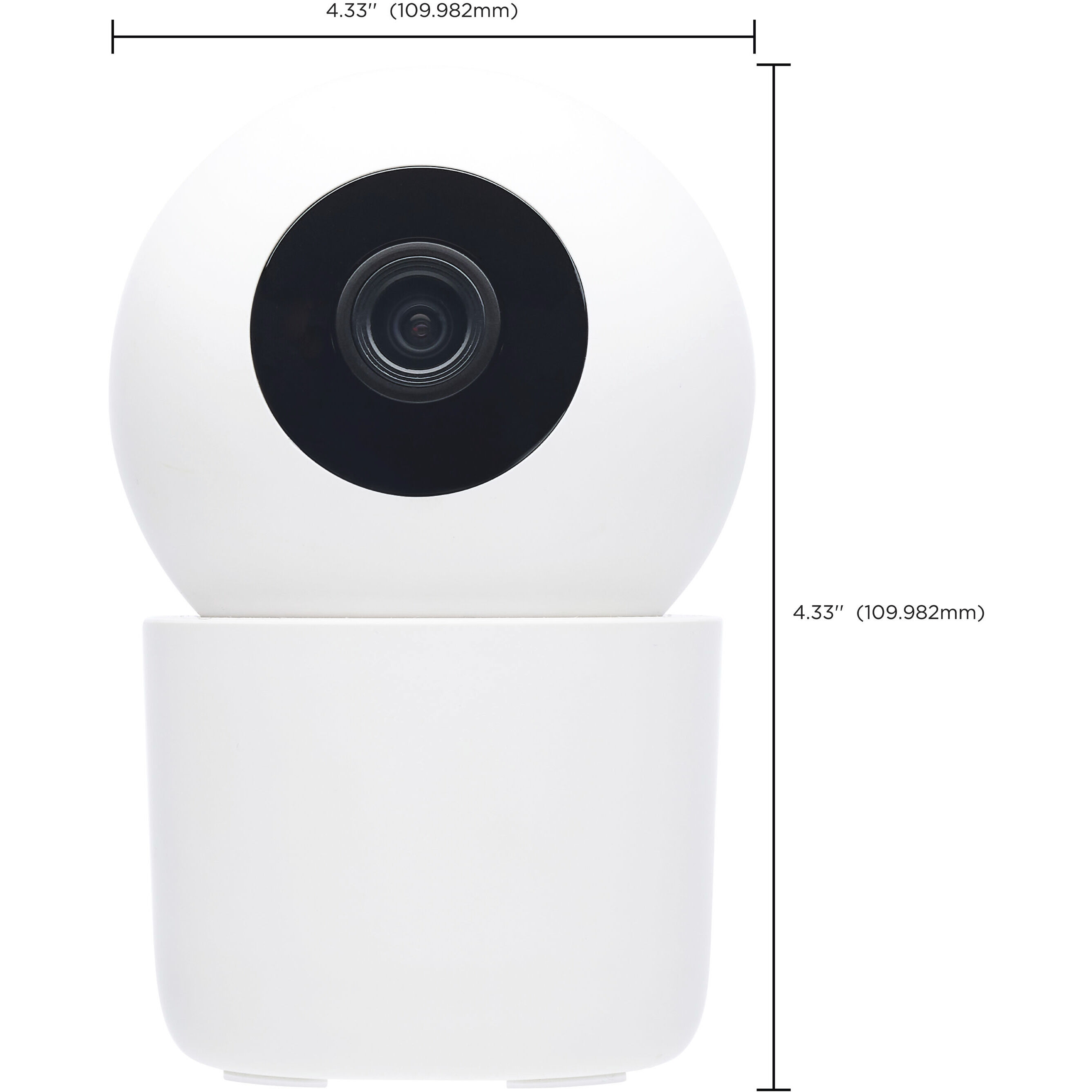 Brentwood 2.8 inch White ADA Indoor Security Light Wall Light