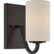 Willow 1 Light 4.38 inch Forest Bronze Vanity Light Wall Light