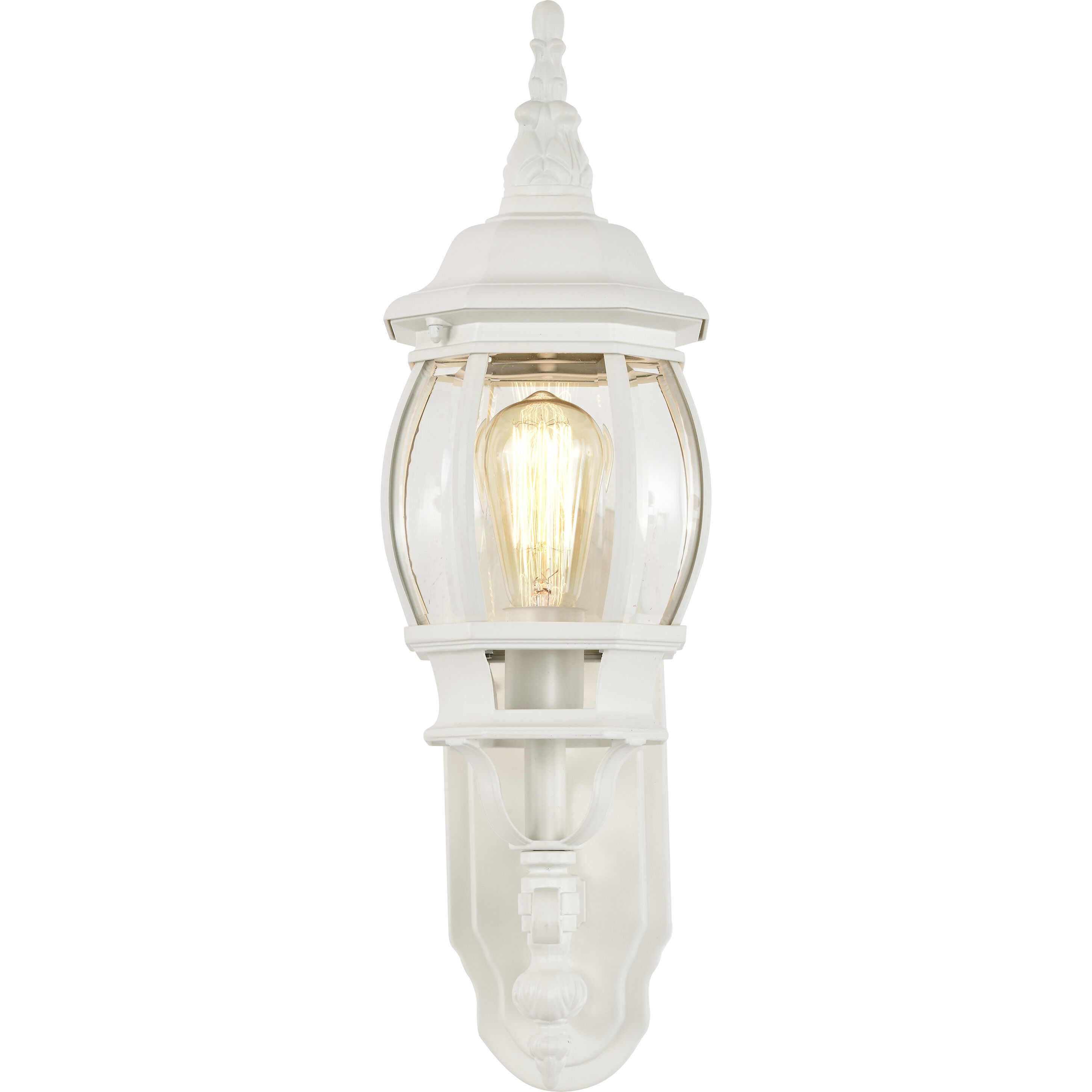 White exterior wall lights 2025