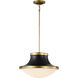 Lafayette 1 Light 18 inch Matte Black Pendant Ceiling Light