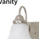 Brentwood 2 Light 18 inch Brushed Nickel Vanity Light Wall Light