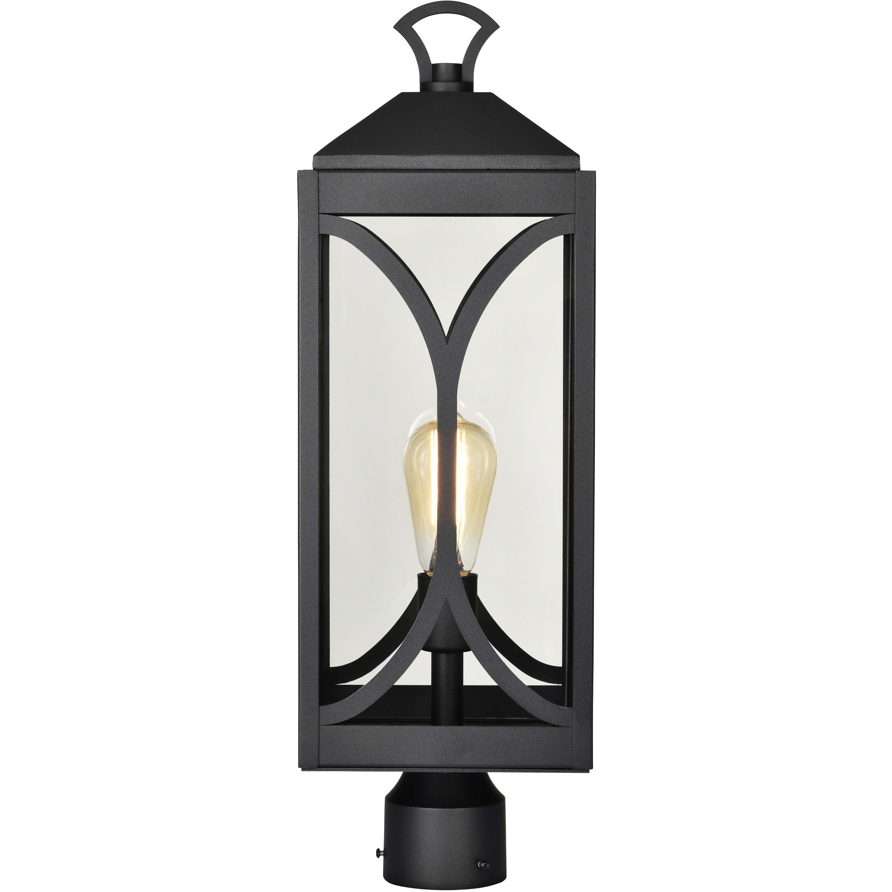Oaklyn 1 Light 23.13 inch Matte Black Outdoor Post Light