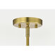 Gianna 8 inch Vintage Brass Pendant Ceiling Light