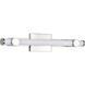 Bowman LED 24 inch Brushed Nickel Vanity Light Wall Light