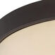Laguna 3 Light 15 inch Forest Bronze Flush Mount Ceiling Light