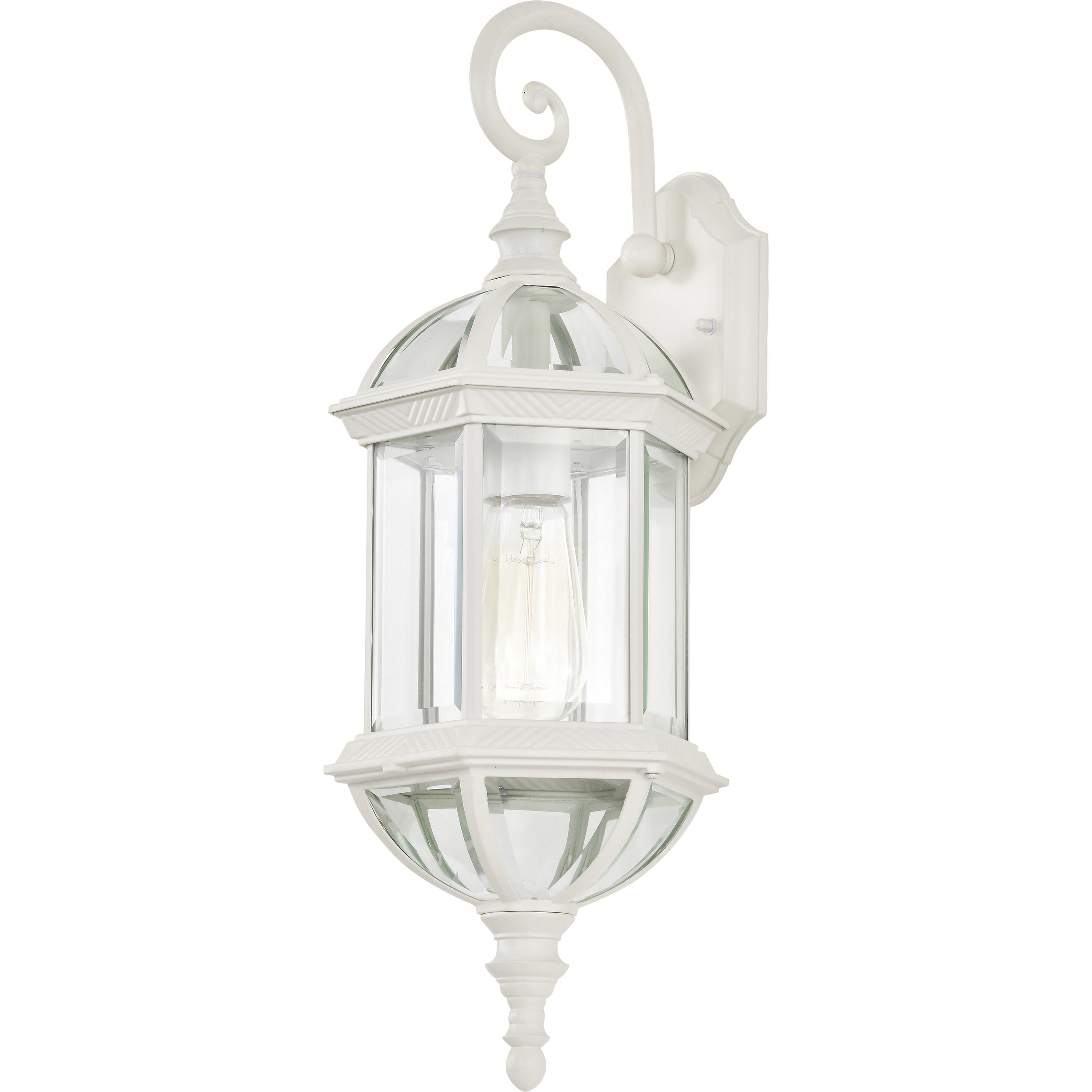 Boxwood 1 Light 22 inch White Outdoor Wall Lantern