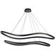 Sylas LED 20.1 inch Matte Black Pendant Ceiling Light