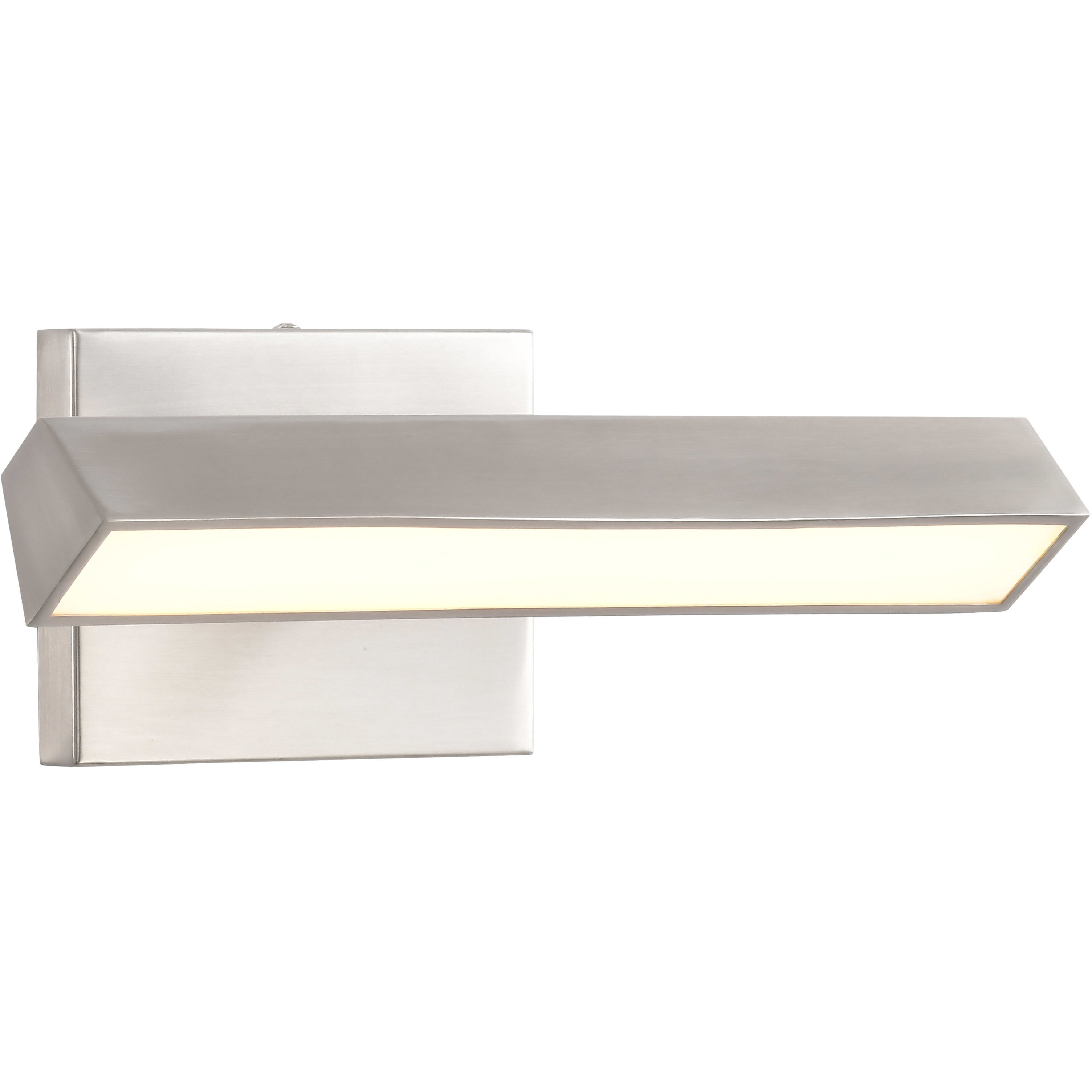 Mila LED 12.2 inch Brushed Nickel Vanity Wall Light