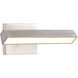Mila LED 12.2 inch Brushed Nickel Vanity Wall Light
