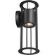 Continuum LED 14 inch Matte Black Outdoor Wall Sconce