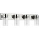 Intersection 4 Light 30 inch Polished Nickel Bathroom Vanity Lights Wall Light