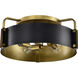 Altos 4 Light 18 inch Matte Black Semi Flush Mount Ceiling Light