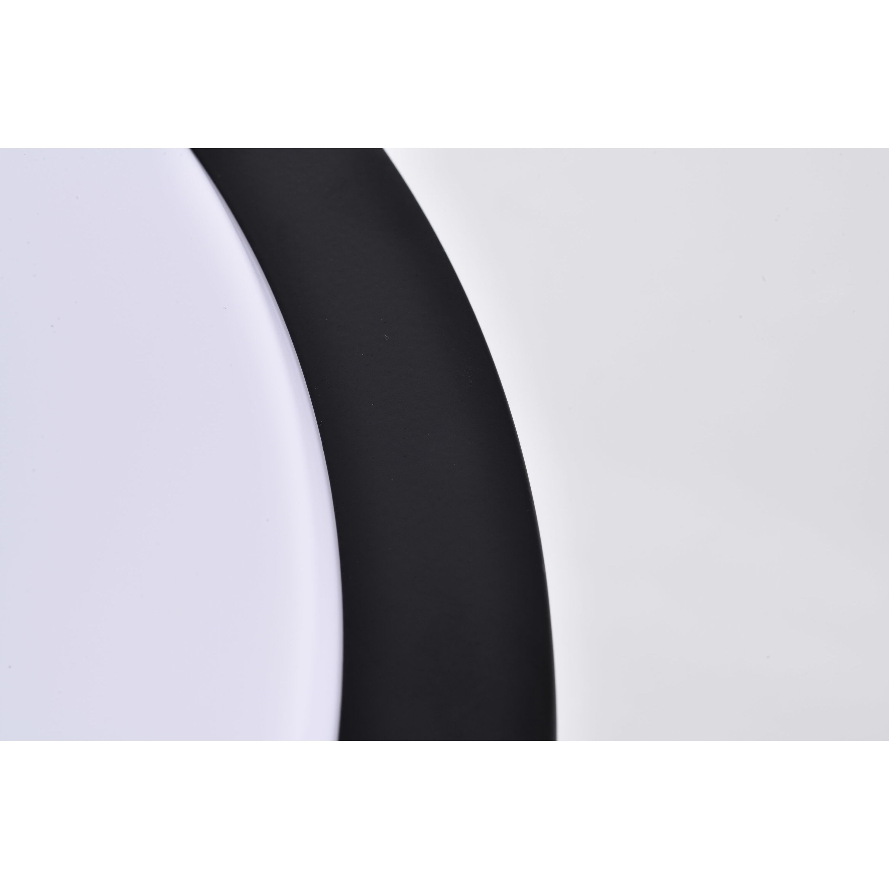 Glamour LED 17 inch Matte Black Flush Mount Ceiling Light