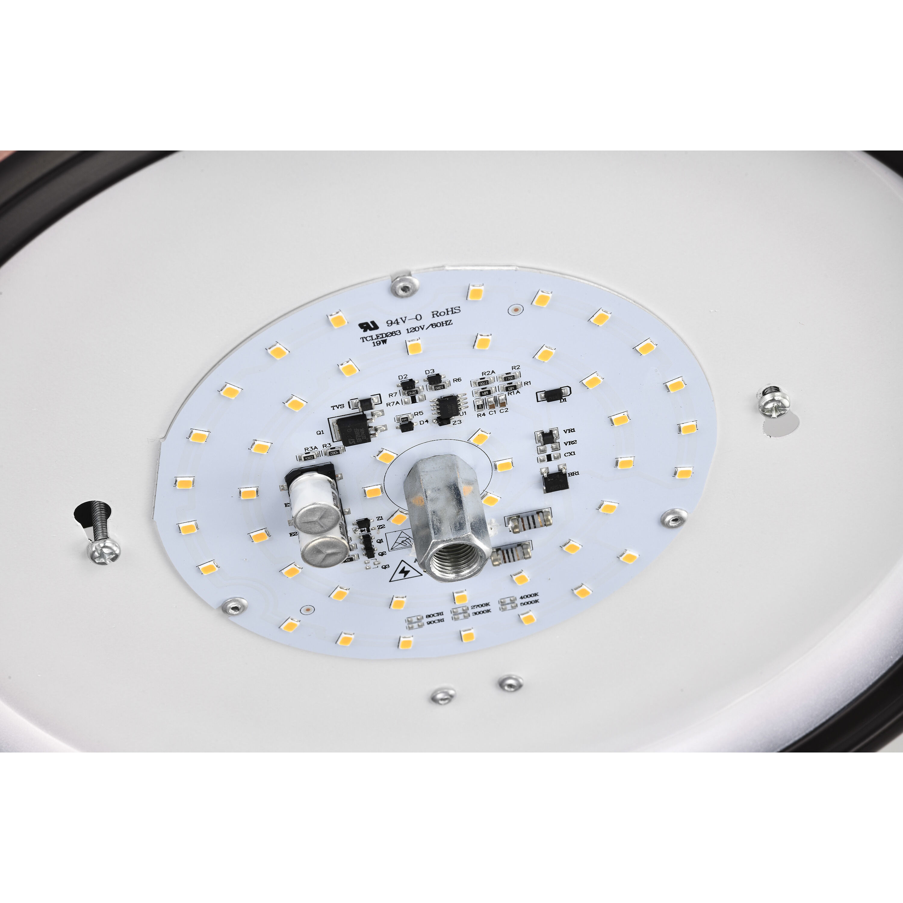 Brentwood LED 13 inch Mahogany Bronze LED Flush Mount Ceiling Light