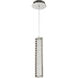 Nova LED 1.38 inch Polished Nickel Pendant Ceiling Light