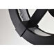 Darrow LED 13.75 inch Matte Black Semi Flush Mount Ceiling Light