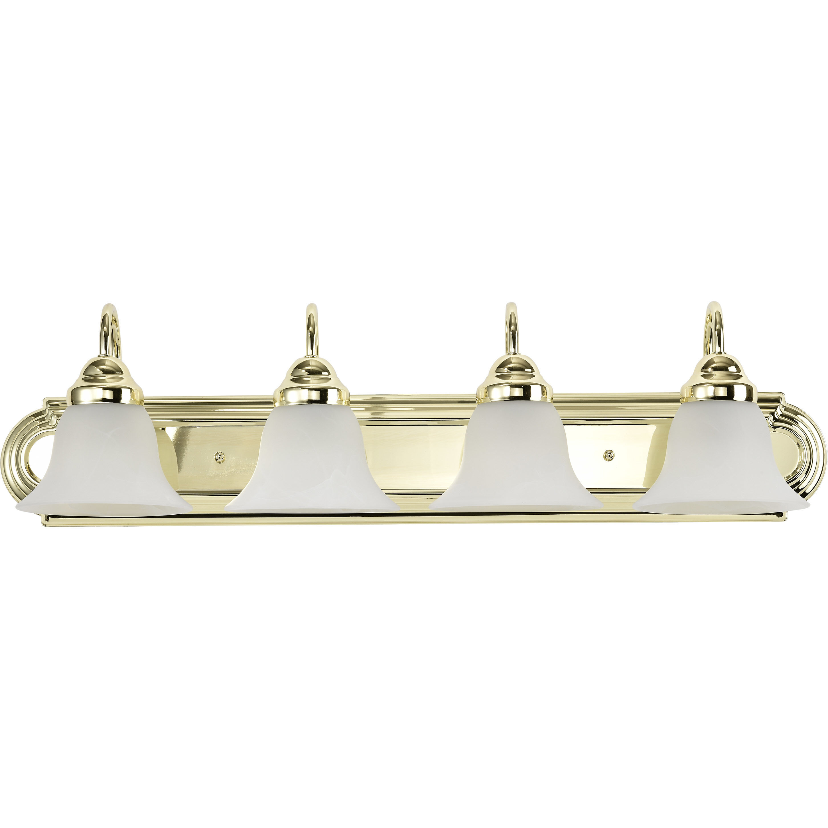 Ballerina 4 Light 30 inch Polished Brass Vanity Light Wall Light