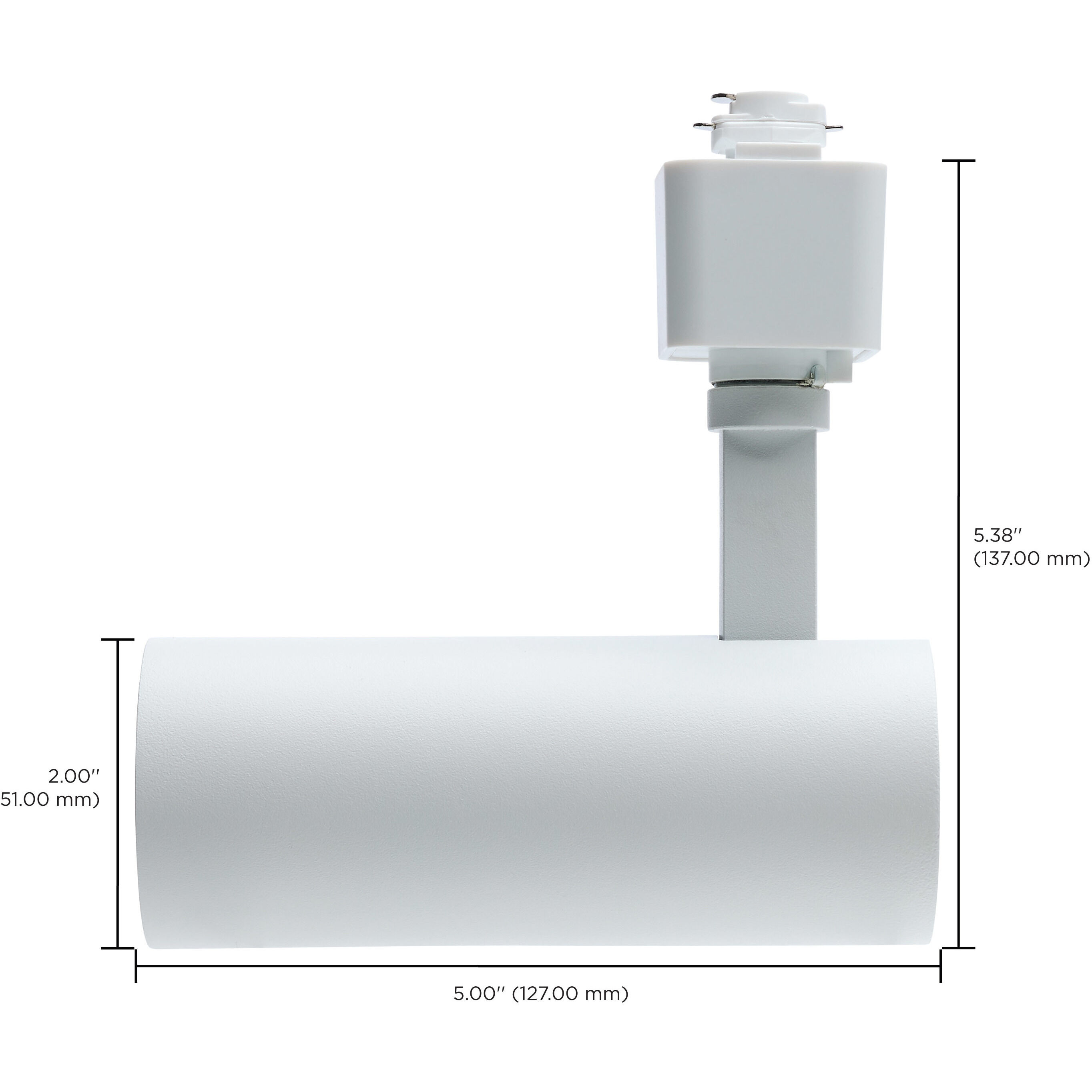 Brentwood 120 Matte White Track Lighting Ceiling Light