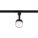 Brentwood 1 Light 120 Matte Black and Brushed Nickel Track Lighting Ceiling Light
