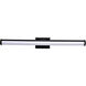 Cora LED 36 inch Black Vanity Wall Light